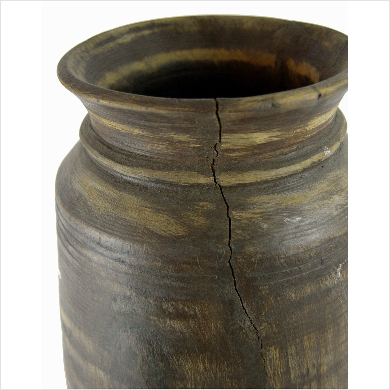 Antique Indian Milk Storage Container (Vase)-4. Asian & Chinese Furniture, Art, Antiques, Vintage Home Décor for sale at FEA Home