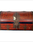Antique Indian Trunk-11. Asian & Chinese Furniture, Art, Antiques, Vintage Home Décor for sale at FEA Home