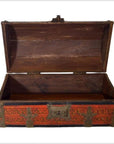 Antique Indian Trunk-3. Asian & Chinese Furniture, Art, Antiques, Vintage Home Décor for sale at FEA Home