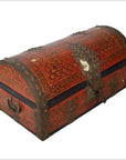 Antique Indian Trunk-7. Asian & Chinese Furniture, Art, Antiques, Vintage Home Décor for sale at FEA Home