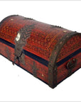 Antique Indian Trunk-8. Asian & Chinese Furniture, Art, Antiques, Vintage Home Décor for sale at FEA Home