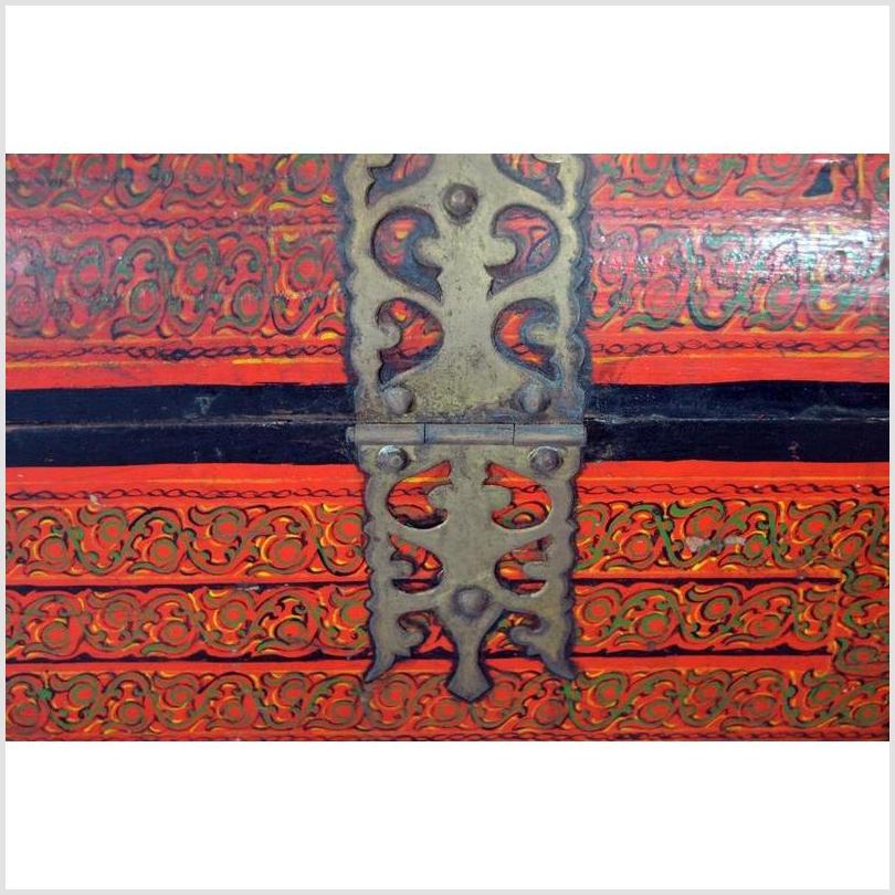 Antique Indian Trunk-10. Asian & Chinese Furniture, Art, Antiques, Vintage Home Décor for sale at FEA Home