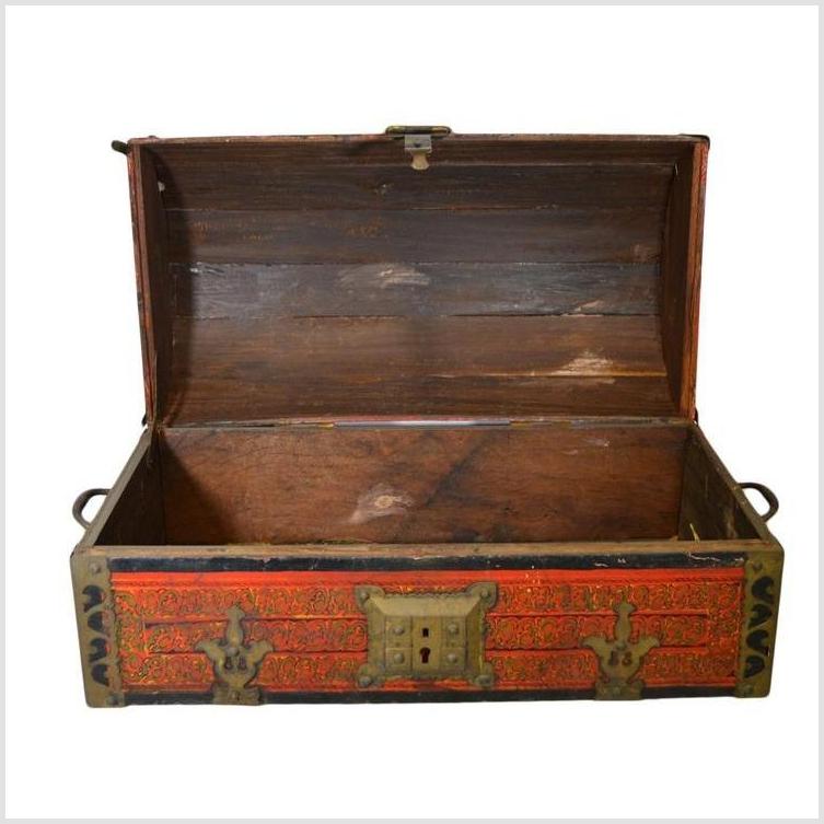 Antique Indian Trunk-3. Asian & Chinese Furniture, Art, Antiques, Vintage Home Décor for sale at FEA Home