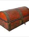 Antique Indian Trunk-5. Asian & Chinese Furniture, Art, Antiques, Vintage Home Décor for sale at FEA Home