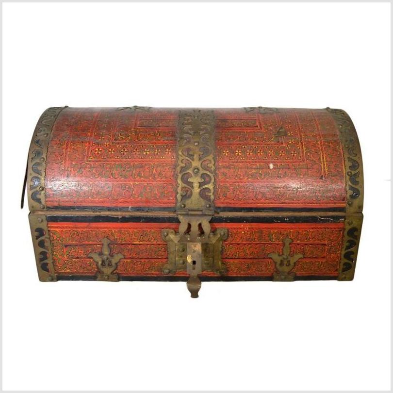 Antique Indian Trunk-8. Asian & Chinese Furniture, Art, Antiques, Vintage Home Décor for sale at FEA Home