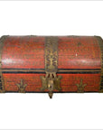 Antique Indian Trunk-8. Asian & Chinese Furniture, Art, Antiques, Vintage Home Décor for sale at FEA Home