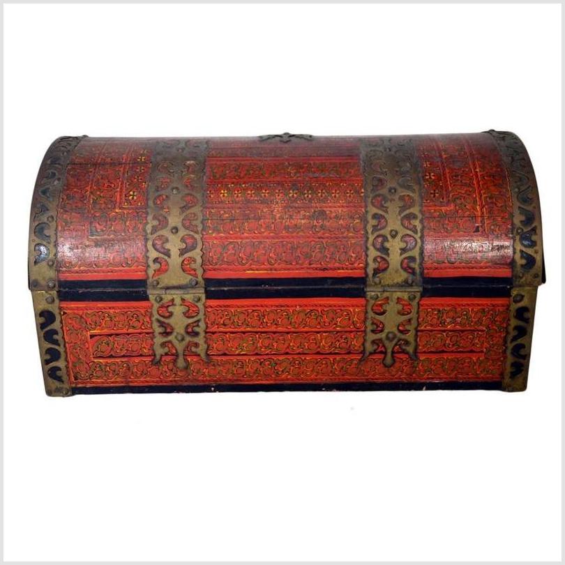 Antique Indian Trunk-9. Asian & Chinese Furniture, Art, Antiques, Vintage Home Décor for sale at FEA Home