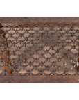 Antique Indian Window Grate Made into a Coffee Table with Turned Baluster Legs-6. Asian & Chinese Furniture, Art, Antiques, Vintage Home Décor for sale at FEA Home