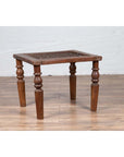 Antique Indian Window Grate Made into a Coffee Table with Turned Baluster Legs-2. Asian & Chinese Furniture, Art, Antiques, Vintage Home Décor for sale at FEA Home
