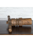 Indian Wooden Noodle Grinder with Rams-7. Asian & Chinese Furniture, Art, Antiques, Vintage Home Décor for sale at FEA Home