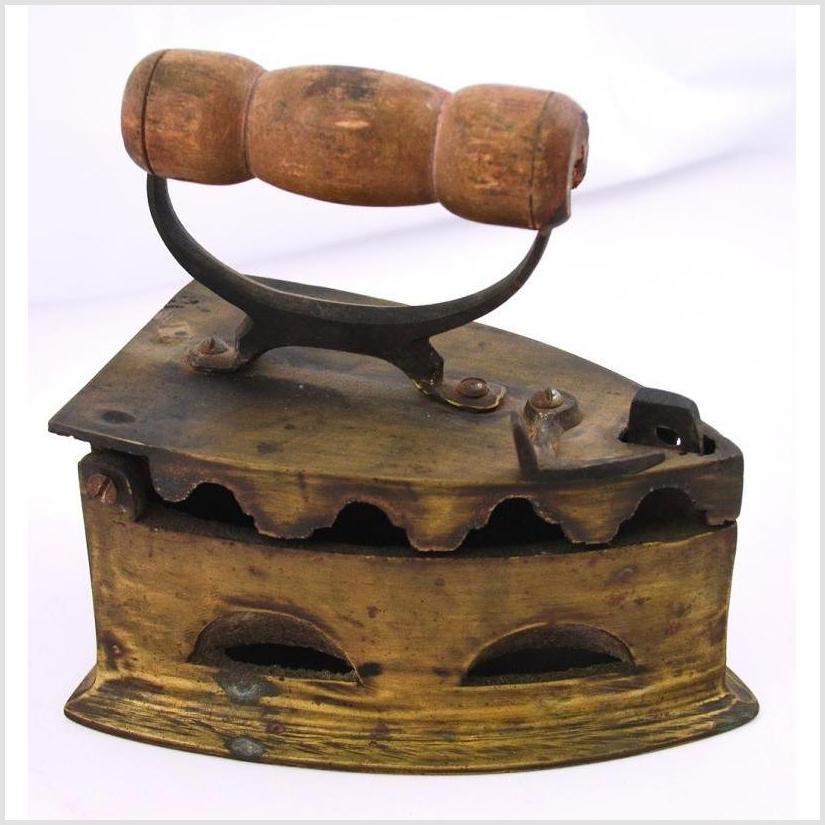 Antique Indonesian Coal Iron-3. Asian & Chinese Furniture, Art, Antiques, Vintage Home Décor for sale at FEA Home