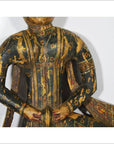 Antique Indonesian Hand-Carved and Hand-Painted Temple Statue, 18th Century-5. Asian & Chinese Furniture, Art, Antiques, Vintage Home Décor for sale at FEA Home