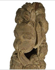 Antique Indonesian Hand Carved Wooden Statue-10. Asian & Chinese Furniture, Art, Antiques, Vintage Home Décor for sale at FEA Home