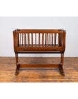 Antique Indonesian Wooden Baby Cradle/Bassinet/Crib Transforming into a Loveseat-4. Asian & Chinese Furniture, Art, Antiques, Vintage Home Décor for sale at FEA Home