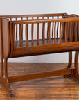 Antique Indonesian Wooden Baby Cradle/Bassinet/Crib Transforming into a Loveseat-6. Asian & Chinese Furniture, Art, Antiques, Vintage Home Décor for sale at FEA Home