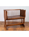 Antique Indonesian Wooden Baby Cradle/Bassinet/Crib Transforming into a Loveseat-2. Asian & Chinese Furniture, Art, Antiques, Vintage Home Décor for sale at FEA Home