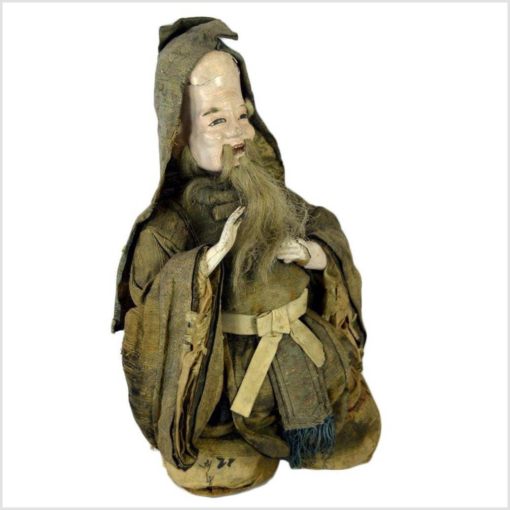 Antique Japanese Edo Samurai Doll-7. Asian & Chinese Furniture, Art, Antiques, Vintage Home Décor for sale at FEA Home