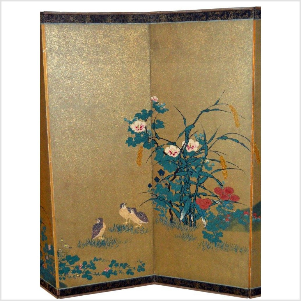 Antique Japanese Gilt Screen-3. Asian & Chinese Furniture, Art, Antiques, Vintage Home Décor for sale at FEA Home