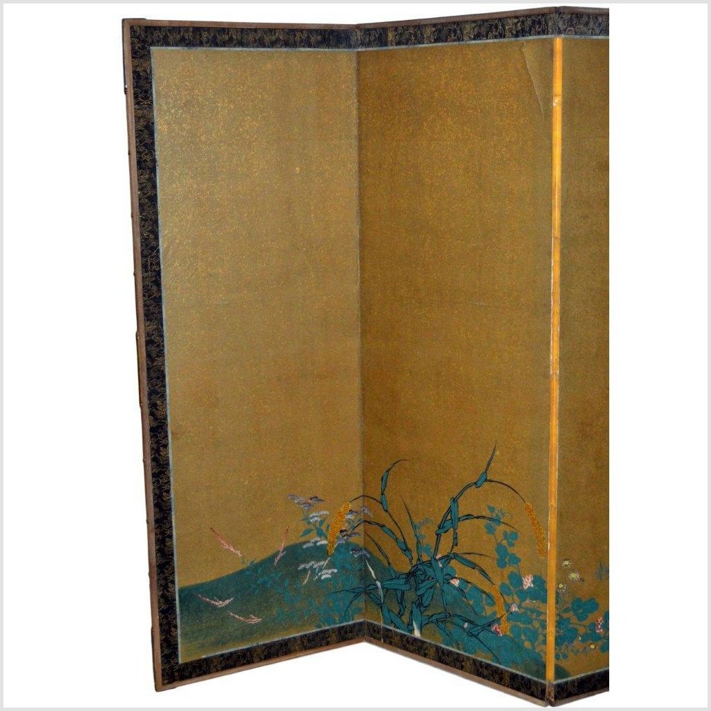 Antique Japanese Gilt Screen-4. Asian & Chinese Furniture, Art, Antiques, Vintage Home Décor for sale at FEA Home
