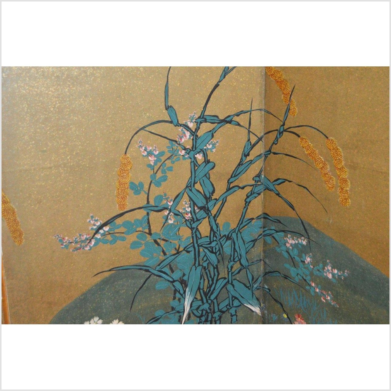 Antique Japanese Gilt Screen-5. Asian & Chinese Furniture, Art, Antiques, Vintage Home Décor for sale at FEA Home