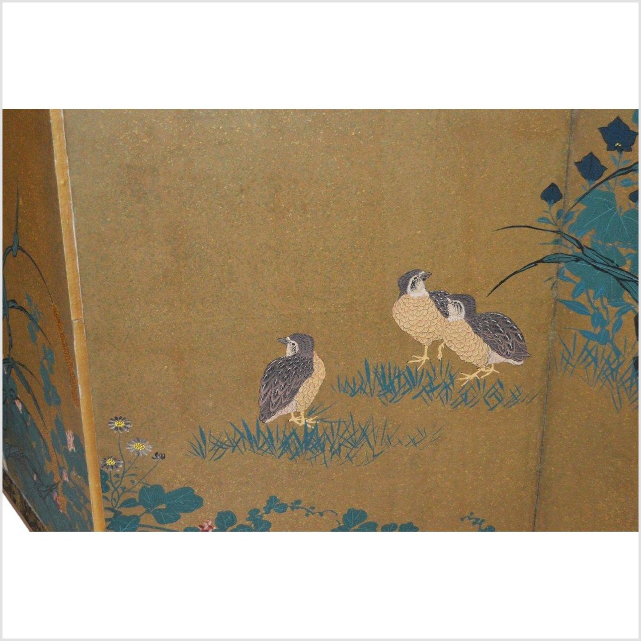 Antique Japanese Gilt Screen-8. Asian & Chinese Furniture, Art, Antiques, Vintage Home Décor for sale at FEA Home