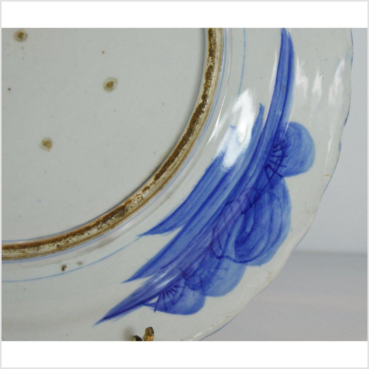 Antique Japanese Hand Painted Plate-6. Asian & Chinese Furniture, Art, Antiques, Vintage Home Décor for sale at FEA Home