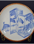 Set of 4 Antique Japanese Igezara Plates-2. Asian & Chinese Furniture, Art, Antiques, Vintage Home Décor for sale at FEA Home