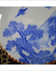 Antique Japanese Igezara Transferware Plate-4. Asian & Chinese Furniture, Art, Antiques, Vintage Home Décor for sale at FEA Home