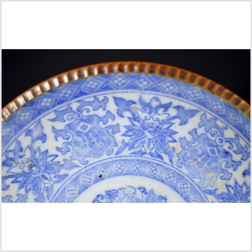 Antique Japanese Igezara Transferware Plate-3. Asian & Chinese Furniture, Art, Antiques, Vintage Home Décor for sale at FEA Home