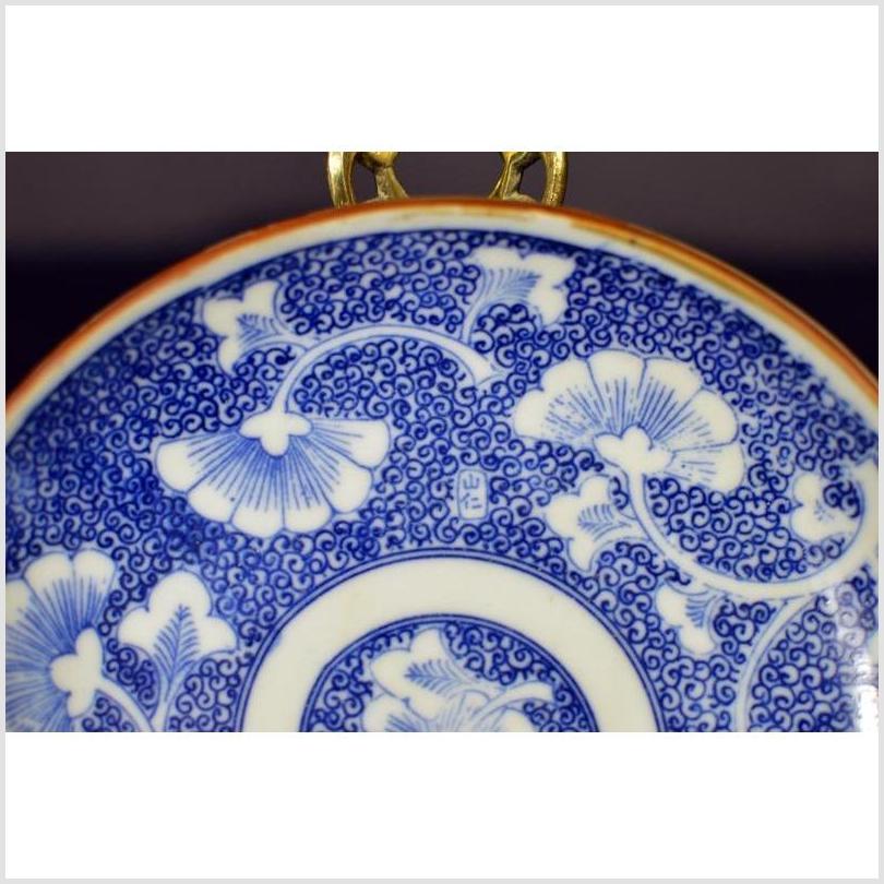 Antique Japanese Igezara Transferware Porcelain Plate-3. Asian & Chinese Furniture, Art, Antiques, Vintage Home Décor for sale at FEA Home