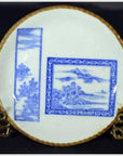 Antique Japanese Igezara Transferware Porcelain Plate-1. Asian & Chinese Furniture, Art, Antiques, Vintage Home Décor for sale at FEA Home