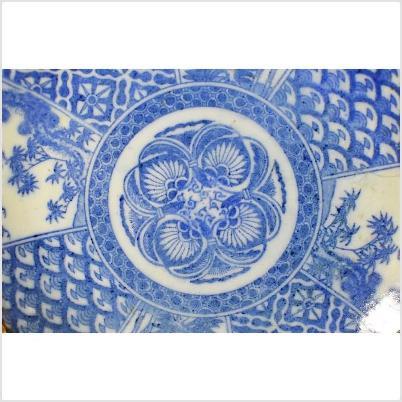 Antique Japanese Igezara Transferware Porcelain Plate-3. Asian & Chinese Furniture, Art, Antiques, Vintage Home Décor for sale at FEA Home