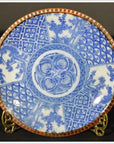 Antique Japanese Igezara Transferware Porcelain Plate-1. Asian & Chinese Furniture, Art, Antiques, Vintage Home Décor for sale at FEA Home