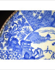 Antique Japanese Igezara Transferware Porcelain Plate-5. Asian & Chinese Furniture, Art, Antiques, Vintage Home Décor for sale at FEA Home