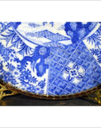 Antique Japanese Igezara Transferware Porcelain Plate-6. Asian & Chinese Furniture, Art, Antiques, Vintage Home Décor for sale at FEA Home