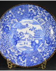 Antique Japanese Igezara Transferware Porcelain Plate-1. Asian & Chinese Furniture, Art, Antiques, Vintage Home Décor for sale at FEA Home