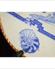 Antique Japanese Igezara Transferware Porcelain Plate-6. Asian & Chinese Furniture, Art, Antiques, Vintage Home Décor for sale at FEA Home