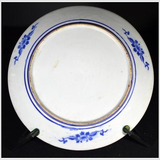 Antique Japanese Igezara Transferware Porcelain Plate-7. Asian & Chinese Furniture, Art, Antiques, Vintage Home Décor for sale at FEA Home