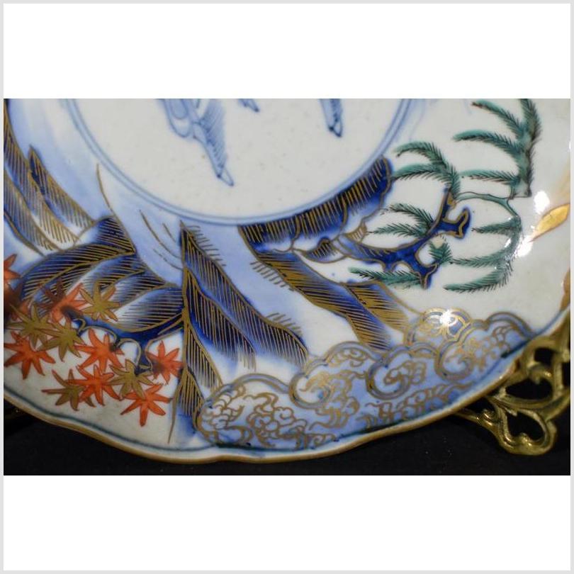 Antique Japanese Imari Hand Painted Porcelain Plate-4. Asian & Chinese Furniture, Art, Antiques, Vintage Home Décor for sale at FEA Home
