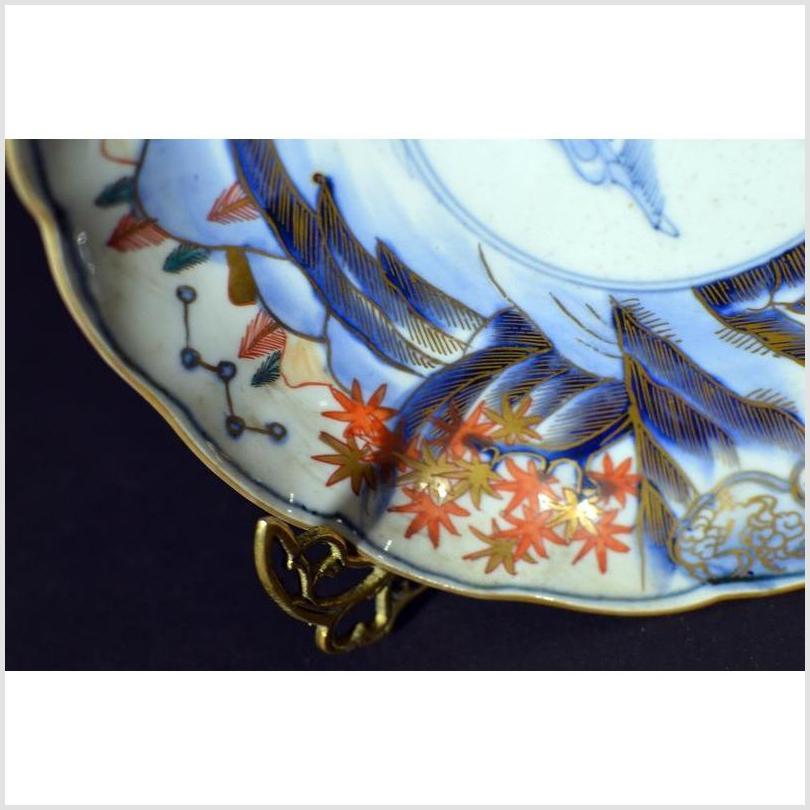 Antique Japanese Imari Hand Painted Porcelain Plate-5. Asian & Chinese Furniture, Art, Antiques, Vintage Home Décor for sale at FEA Home