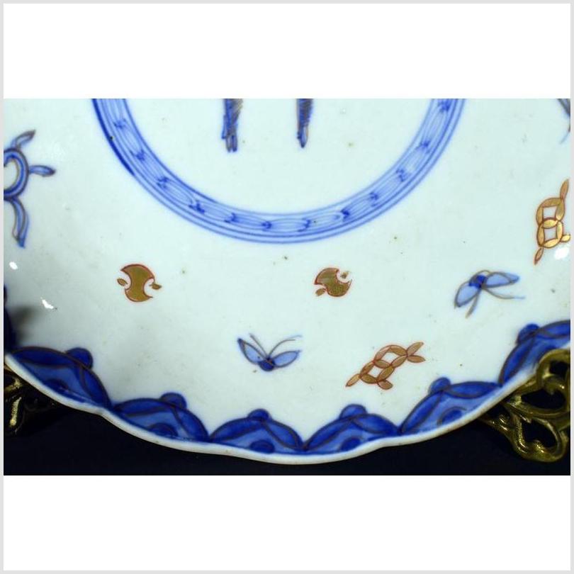 Antique Japanese Imari Hand Painted Porcelain Plate-4. Asian & Chinese Furniture, Art, Antiques, Vintage Home Décor for sale at FEA Home