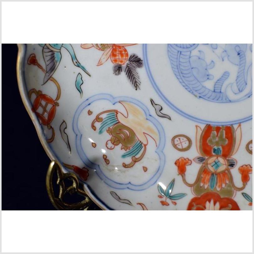 Antique Japanese Imari Hand Painted Porcelain Plate-6. Asian & Chinese Furniture, Art, Antiques, Vintage Home Décor for sale at FEA Home