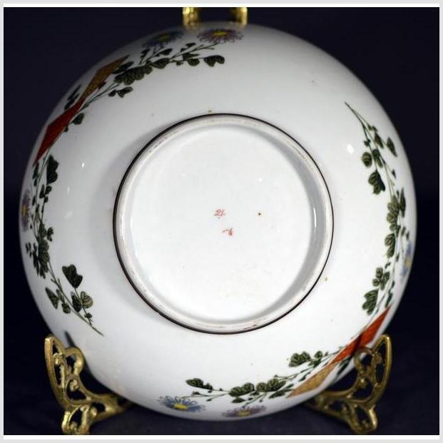 Antique Japanese Kutani Hand Painted Porcelain Bowl-5. Asian & Chinese Furniture, Art, Antiques, Vintage Home Décor for sale at FEA Home