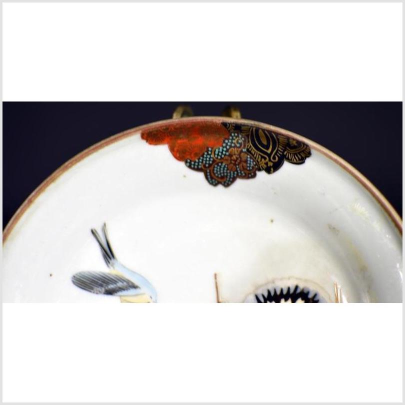 Antique Japanese Kutani Hand Painted Porcelain Plate-4. Asian & Chinese Furniture, Art, Antiques, Vintage Home Décor for sale at FEA Home