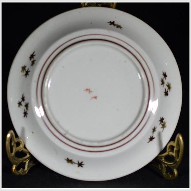 Antique Japanese Kutani Hand Painted Porcelain Plate-5. Asian & Chinese Furniture, Art, Antiques, Vintage Home Décor for sale at FEA Home