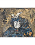 Antique Japanese Meiji Period Painted Wood Sign with a Samurai, 19th Century-3. Asian & Chinese Furniture, Art, Antiques, Vintage Home Décor for sale at FEA Home