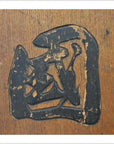 Antique Japanese Meiji Period Painted Wood Sign with a Samurai, 19th Century-5. Asian & Chinese Furniture, Art, Antiques, Vintage Home Décor for sale at FEA Home