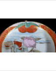 Antique Japanese Satsuma Hand Painted Porcelain Plate-3. Asian & Chinese Furniture, Art, Antiques, Vintage Home Décor for sale at FEA Home