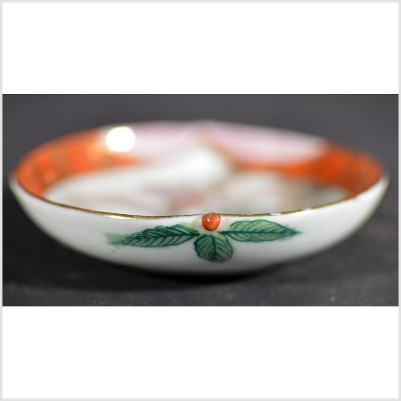 Antique Japanese Satsuma Hand Painted Porcelain Plate-4. Asian & Chinese Furniture, Art, Antiques, Vintage Home Décor for sale at FEA Home