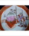 Antique Japanese Satsuma Hand Painted Porcelain Plate-2. Asian & Chinese Furniture, Art, Antiques, Vintage Home Décor for sale at FEA Home